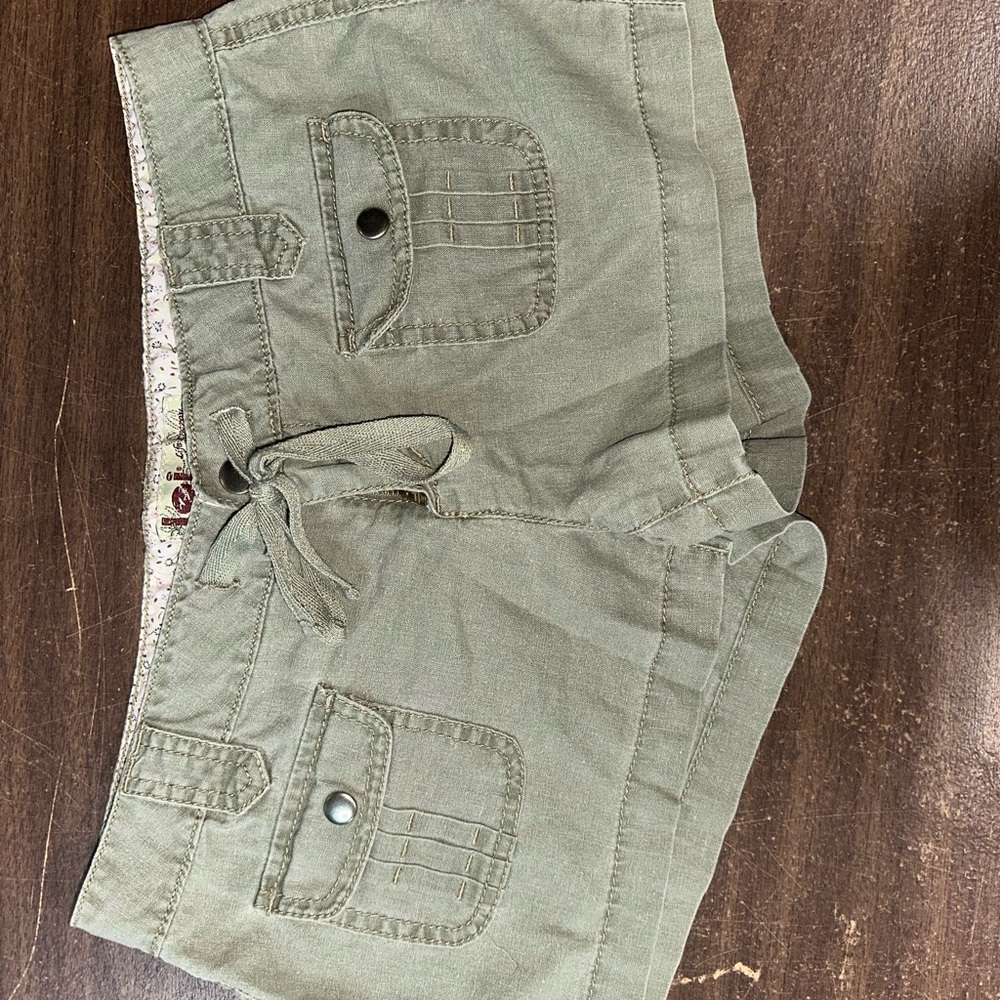 Multiples Womens (Junior) Mixed Color Shorts Pack - Coral, Navy, Olive, Charcoal - Picture 8 of 13